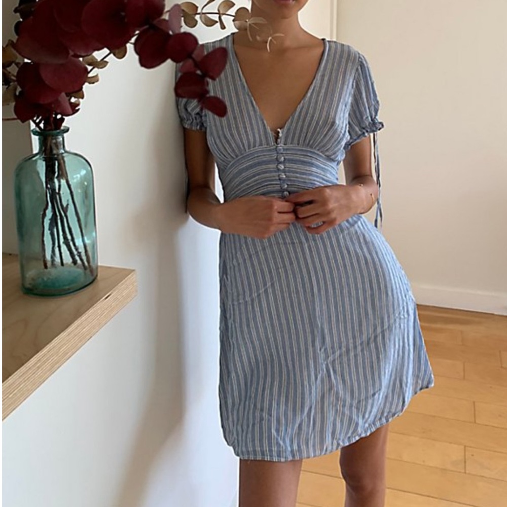 Urban Outfitters Striped Talia Mini Dress